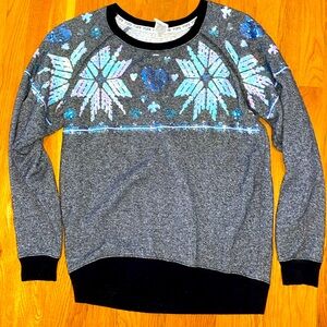 Victoria Secret PINK size S worn once oversized sequin sweater